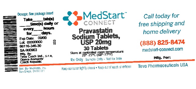 Pravastatin Sodium Tablets, USP 20mg #30