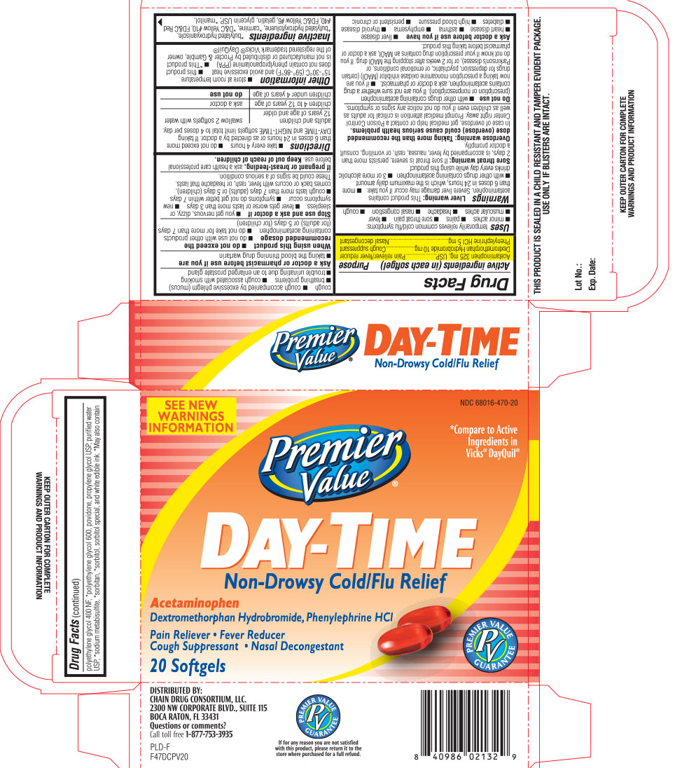 PREMIER VALUE DAYTIME COLD AND FLU RELIEF