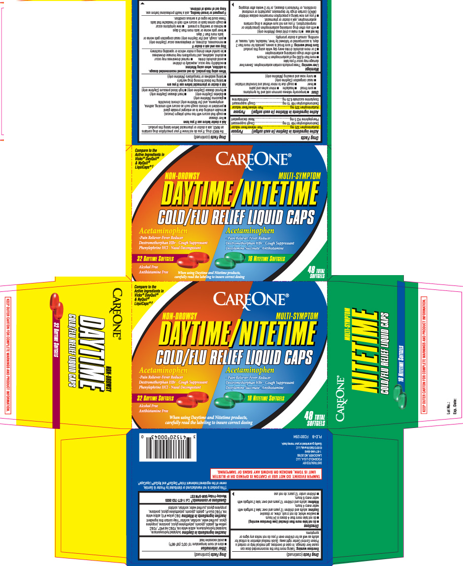Acetaminophen 325 mg, Dextromethorphan HBr 10 mg; Phenylephrine HCl 5 mg; Acetaminophen 325 mg, Dextromethorphan HBr 15 mg, Doxylamine succinate 6.25 mg