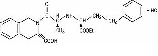 quinapril structural formula