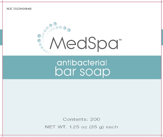 MedSpa Antibacterial Bar Soap box Principal Display panel