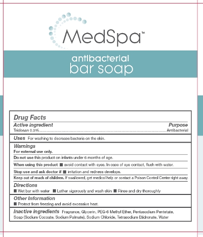 MedSpa Antibacterial Bar Soap box Left Panel