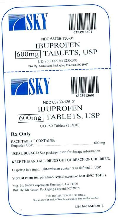 Ibuprofen 600mg Label