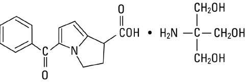 structural formula ketorolac tromethamine