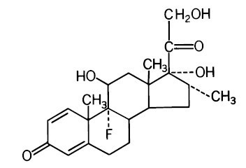 image of dexamethasone chemical structure