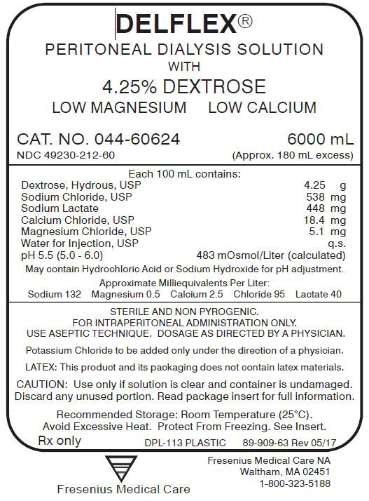 Principal Display Panel – 4.25% Dextrose 6000 mL Bag Label
