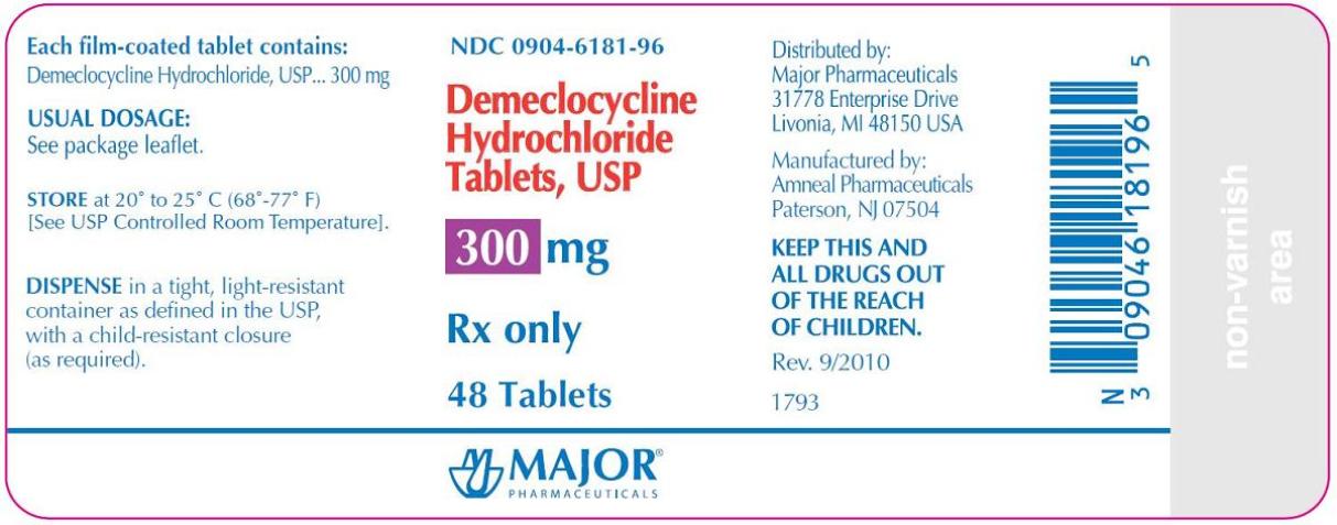 Demeclocycline Hcl 300 mg Tabs