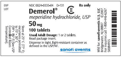 PRINCIPAL DISPLAY PANEL - 50 mg Tablets