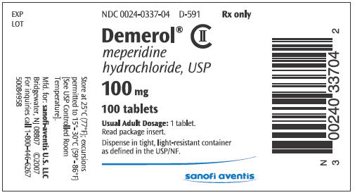 PRINCIPAL DISPLAY PANEL - 100 mg Tablets