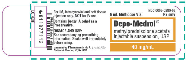 PRINCIPAL DISPLAY PANEL - 40 mg/mL Vial Label
