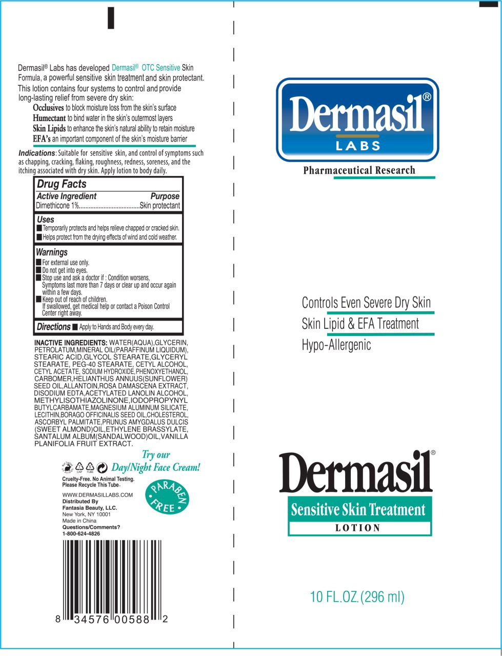 Principal Display Panel - Dermasil Sensitive 10 Tube Label

