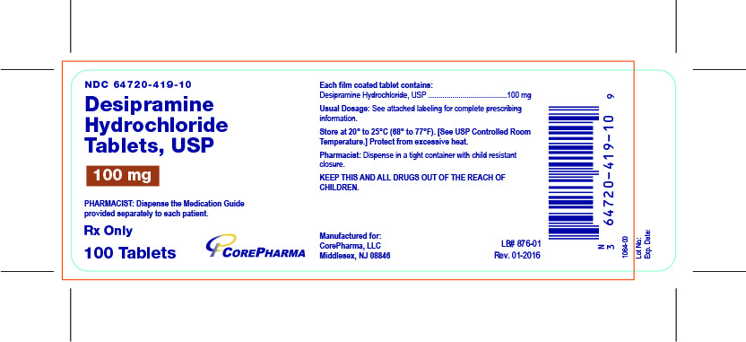 Container Label - 100 mg - NDC 64720-419-10