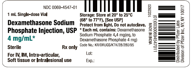 Principal Display Panel - 4 mg/mL Vial Label