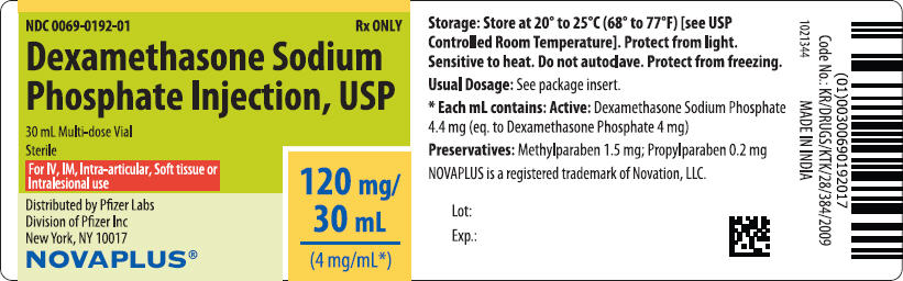 PRINCIPAL DISPLAY PANEL - 120 mg/30 mL Vial Label