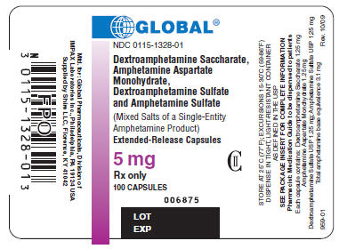 Principal Display Panel - 5 mg Label