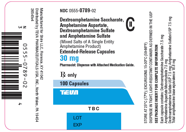 PRINCIPAL DISPLAY PANEL - 30 mg Capsule Bottle Label