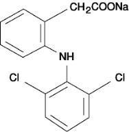 diclofenac sodium structural formula