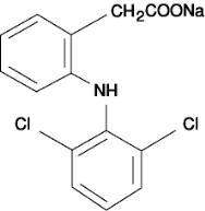 diclofenac sodium structural formula