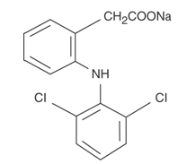 Diclofenac Structural Formula