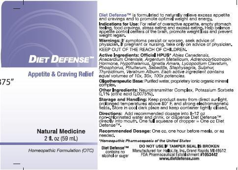 Diet Defense Label
