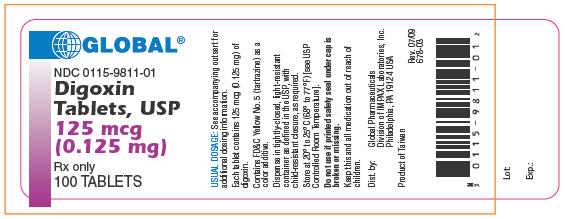 PRINCIPAL DISPLAY PANEL - 0.125 mg Tablet Label