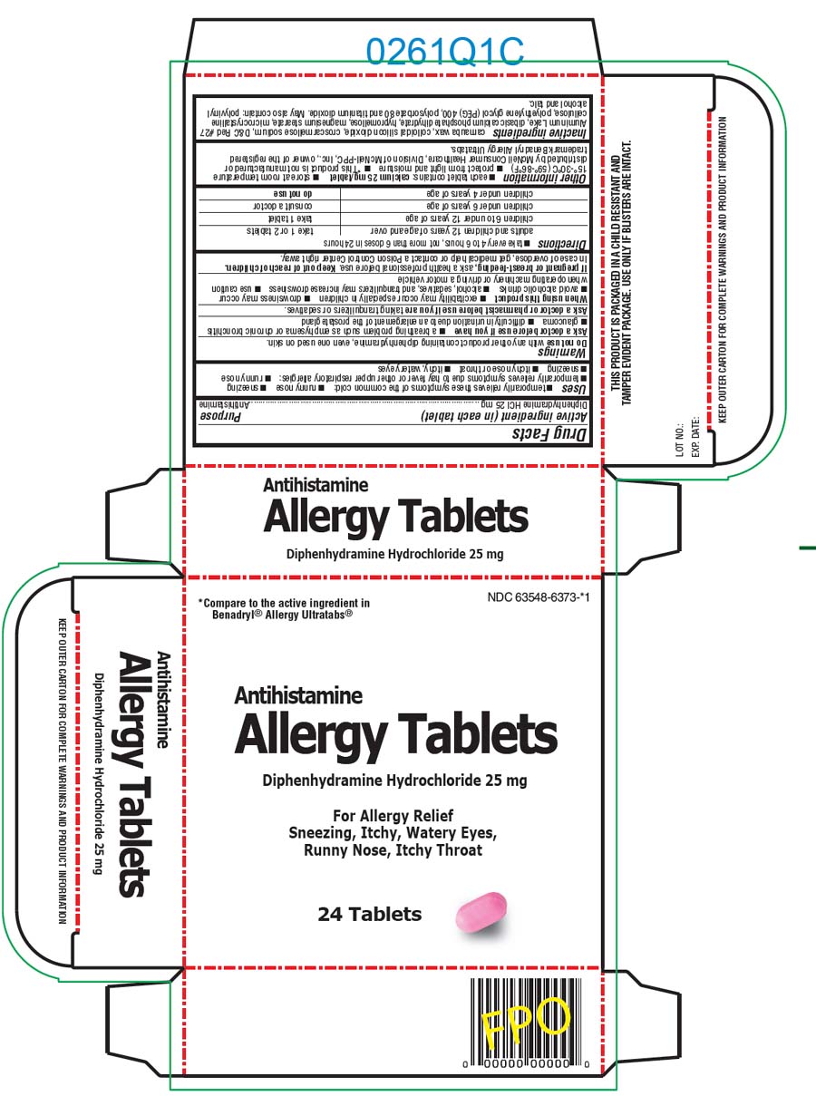 Allergy Tablets Packaging Label