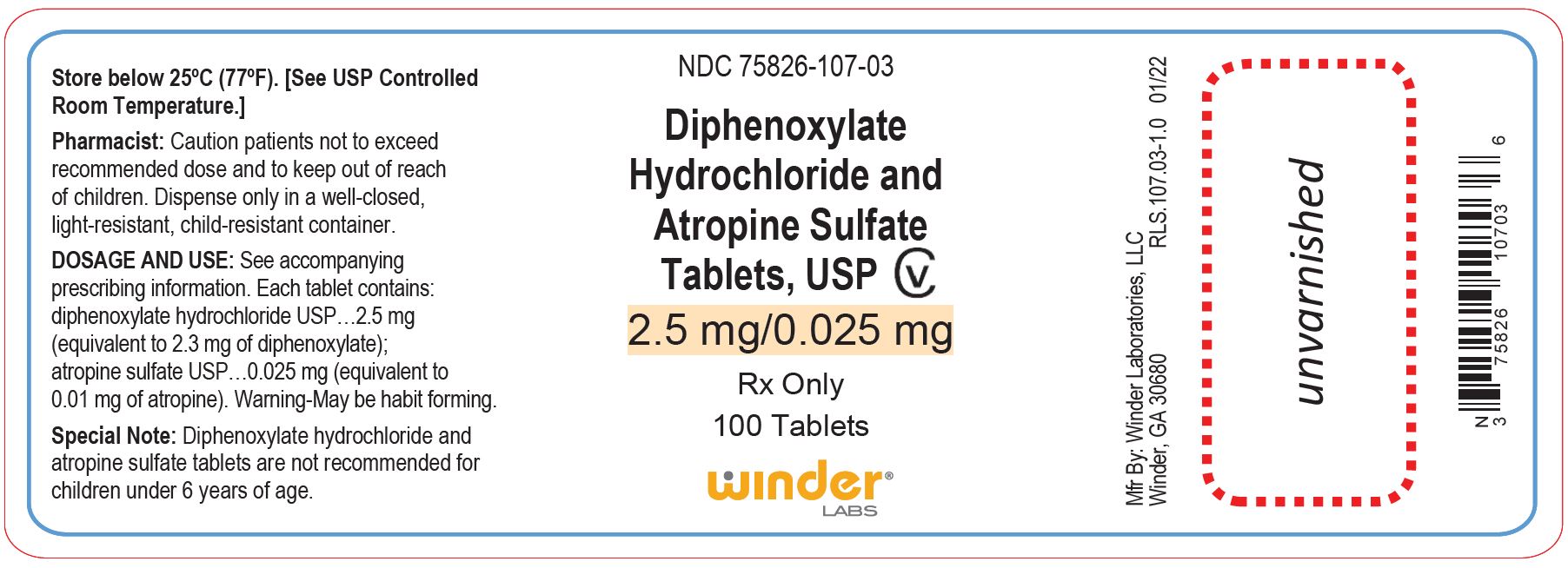 PRINCIPAL DISPLAY PANEL - 100 Tablets Bottle Label