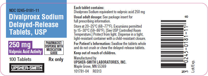 PRINCIPAL DISPLAY PANEL - 250 mg Bottle Label
