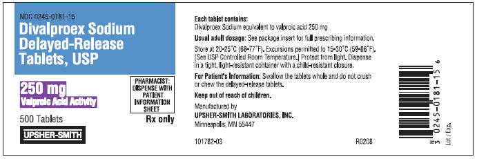 Principal Display Panel - 250 mg/500 Tablets Bottle