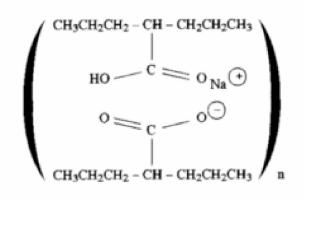 structured formula for divalperoex sodium
