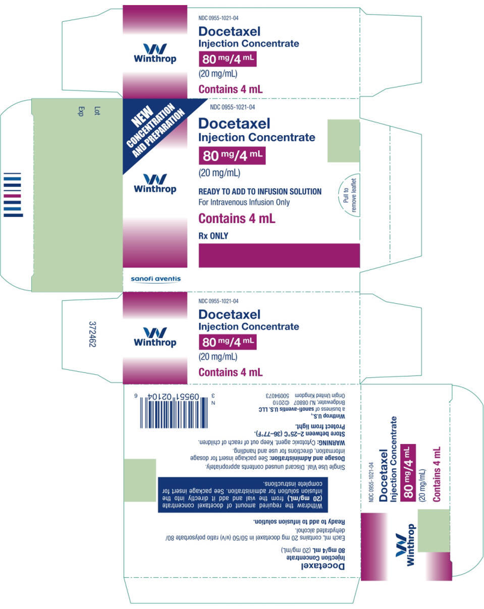 PRINCIPAL DISPLAY PANEL - 80 mg/4 mL Vial Carton