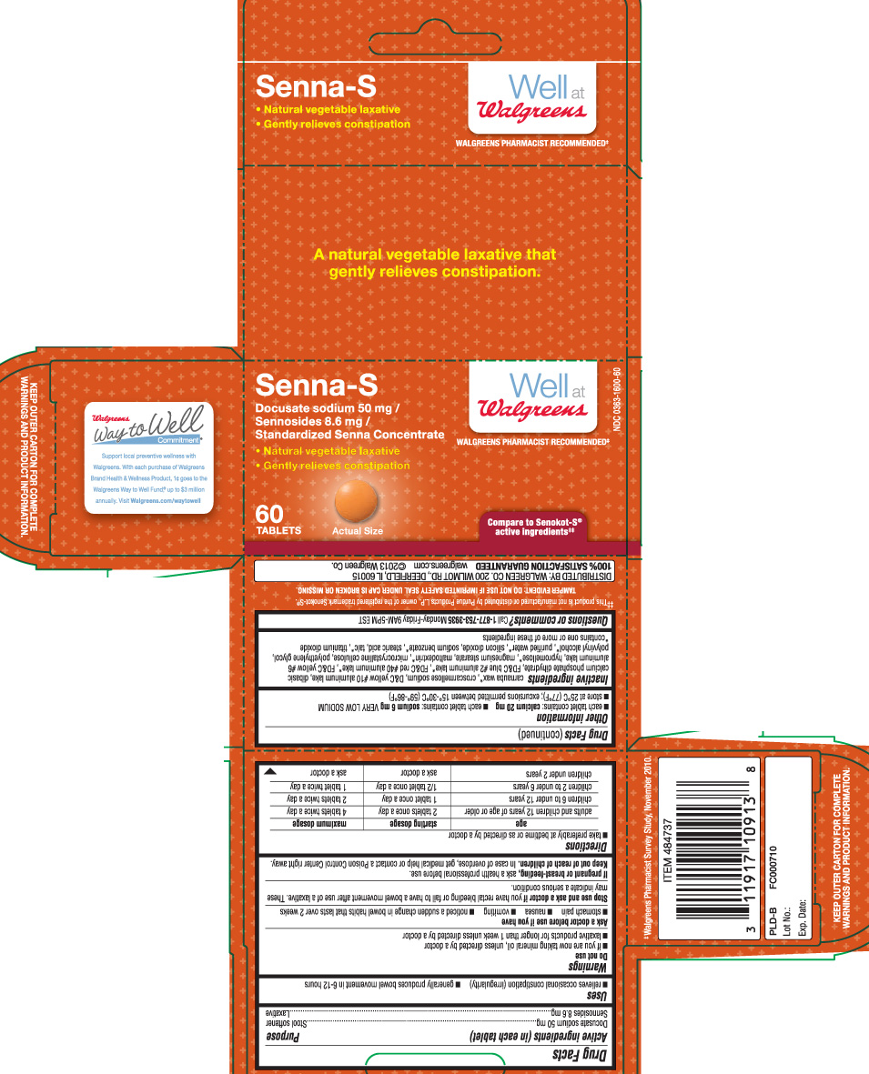 Docusate sodium 50 mg; Sennosides 8.6 mg