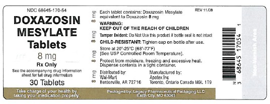 Doxazosin Primary Label