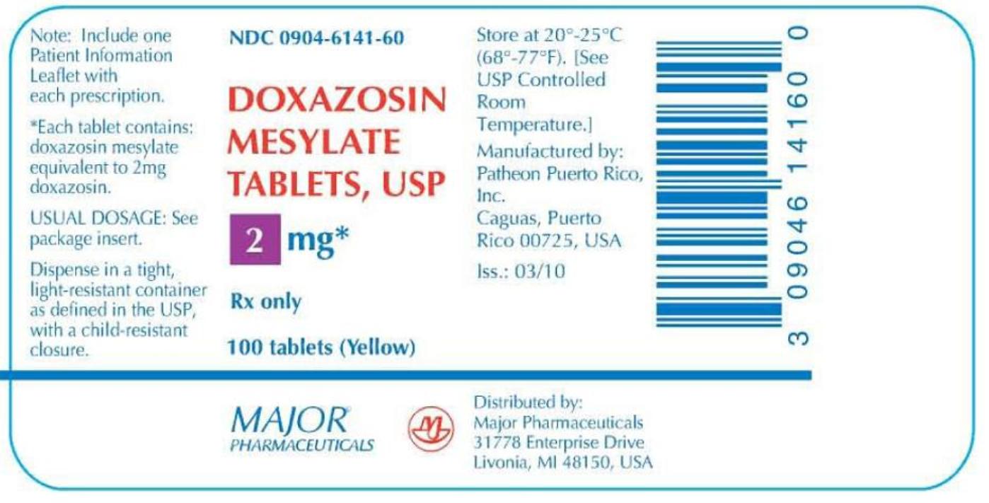 Doxazosin 2 mg tablet