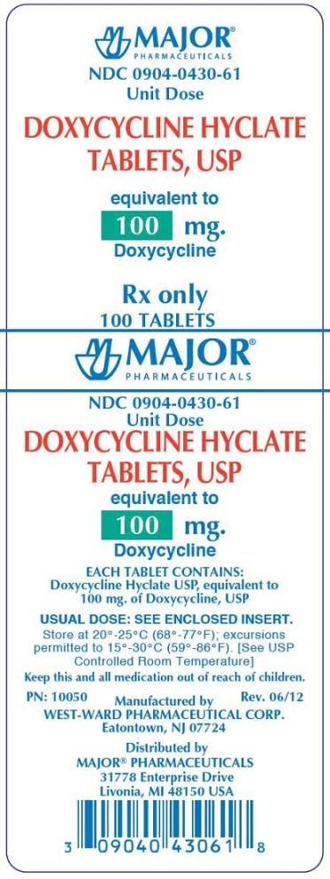 Doxycycline 100 mg Tabs