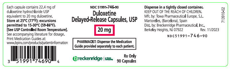 PRINCIPAL DISPLAY PANEL - 20 mg Capsule Bottle Label