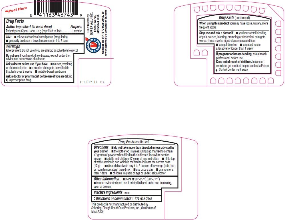 Clear Lax(R) Back Label