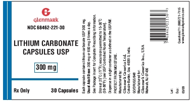 Lithium Carbonate 300mg Label