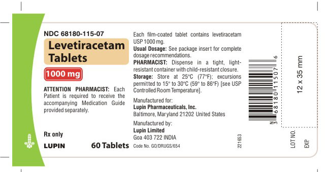 Levetiracetam Tablets 1000 mg