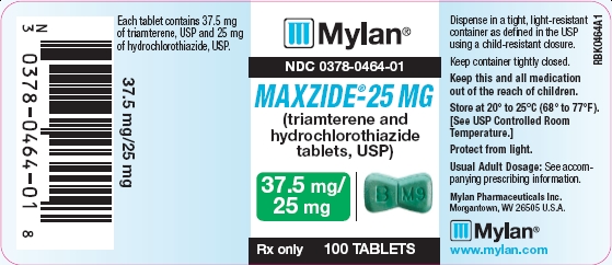 Maxzide Tablets 37.5 mg/25 mg Bottles