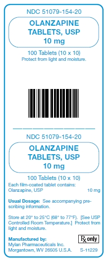 Olanzapine 10 mg Tablets Unit Carton Label