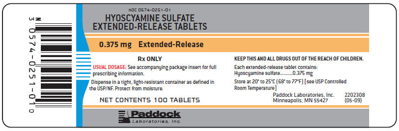 Principal Display Panel - 100 Tablets Label