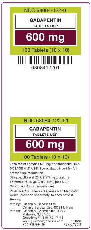 Gabapentin 600 mg (10x10)