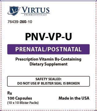 PRINCIPAL DISPLAY PANEL - 100 capsules blister pack