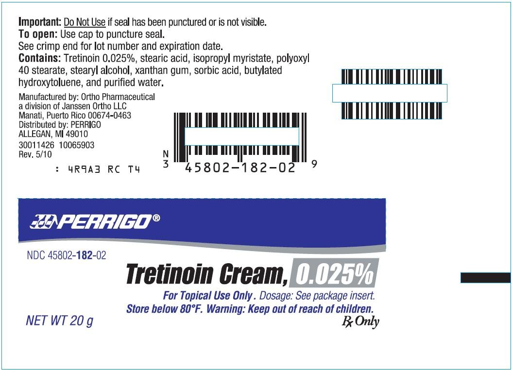 Tretinoin Cream, 0.025% - 20 g Tube