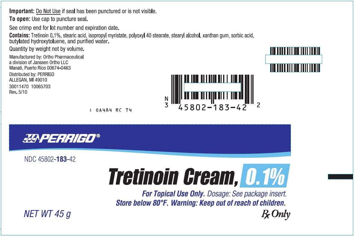 Tretinoin Cream, 0.1% - 45g Tube