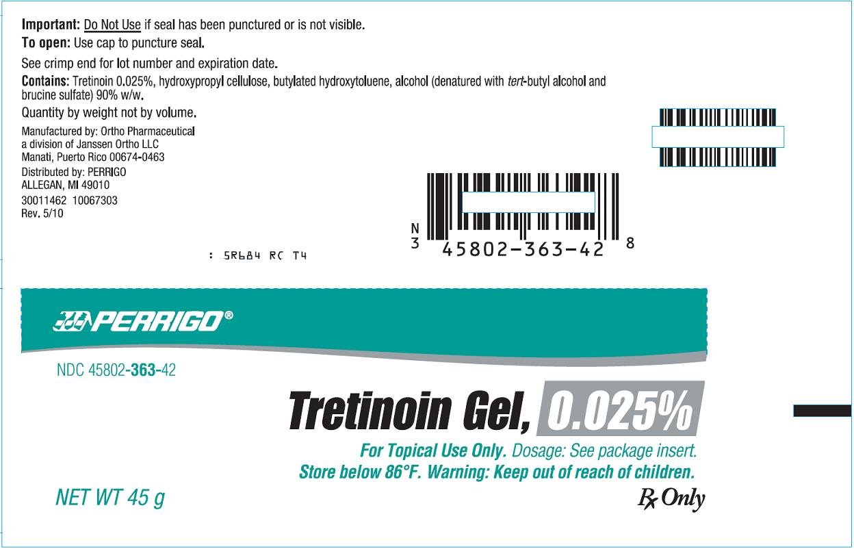 Tretinoin Gel, 0.025% - 45 g Tube