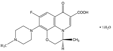 Figure 1: The Chemical Structure of Levofloxacin