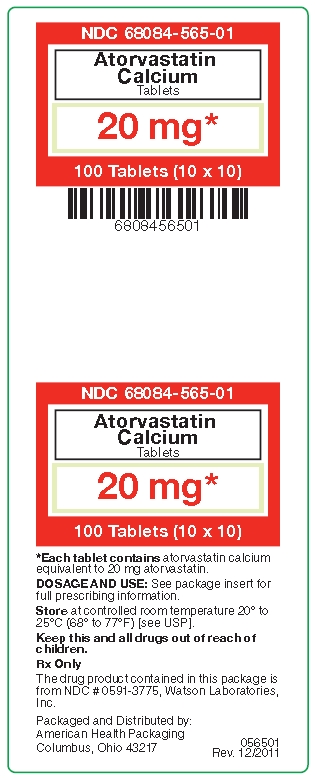 Atorvastatin Calcium 20 mg tablets