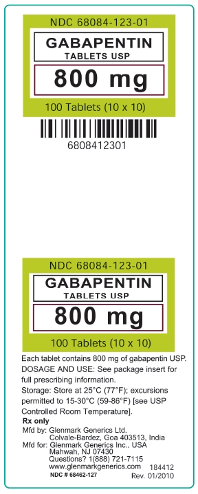 Gabapentin Tablets 800 mg Label